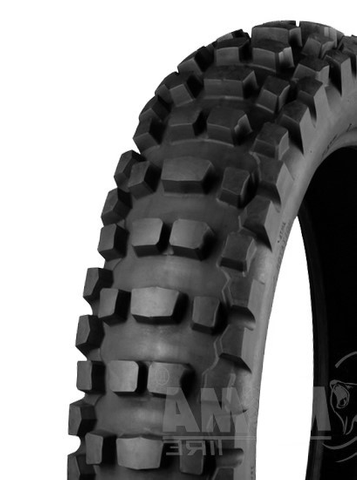 110/100-18 (120/100-18) 4PR/64M TT Kuma K538 Knobby M/C Tyre (S1532) - Oversize