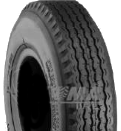 ASSEMBLY - 4"x2.50" Steel Rim, 410/350-4 4PR K805 Road Tyre, ¾" FBrgs