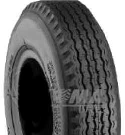 ASSEMBLY - 4"x2.50" Steel Rim, 410/350-4 4PR K805 Road Tyre, 16mm FBrgs