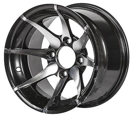 12"x7.00 Alloy 4-stud, 4" PCD Rim, ET-10