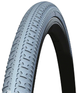 24x1-3/8 (37-540) *Solid PU* R402 Grey Wheelchair Tyre