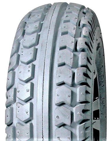 400-5 4PR TT Unilli UN222 Block Rib Grey Mobility Scooter Tyre (330x100)