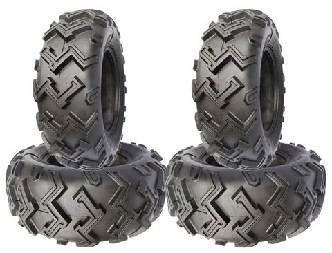 COMBO (2x ea) - 24/8-12 & 24/9-11 4PR TL Duro HF274 Excavator ATV Tyres