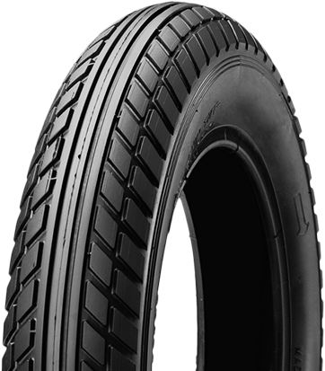 8-1/2x2 2PR TT C1340 Black Scooter Tyre - 110mm Rim Diameter (8.5-2, 8.5x2)