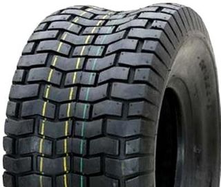 ASSEMBLY - 4"x55mm Red Plastic Rim, 9/350-4 4PR V3502 Turf Tyre, ¾" FBrgs