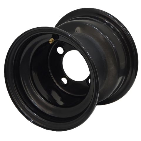 8"x7.00" Steel Kubota Rim, 4/4" PCD, ET-23, C.B. 72mm, Black Colour