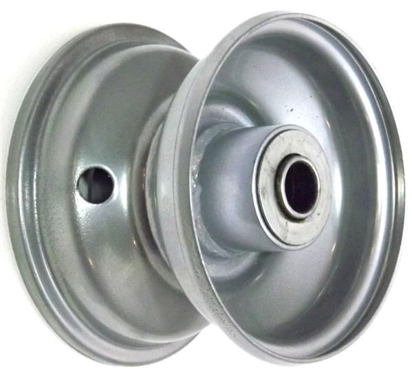 5"x3.25" Steel Rim, 35mm Bore, 80mm Hub Length, 20mm Flange Bearings