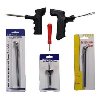 Friday 13th Special - 7 x Tyre Accessories, 2x Crayons, Insert Tool, Rasp, Low Pressure Gauge, Std Pressure Gauge, Tread Depth Gauge ES1B, CS3C, CS5C, DS1-2C,DS3-6D,DS1-2D