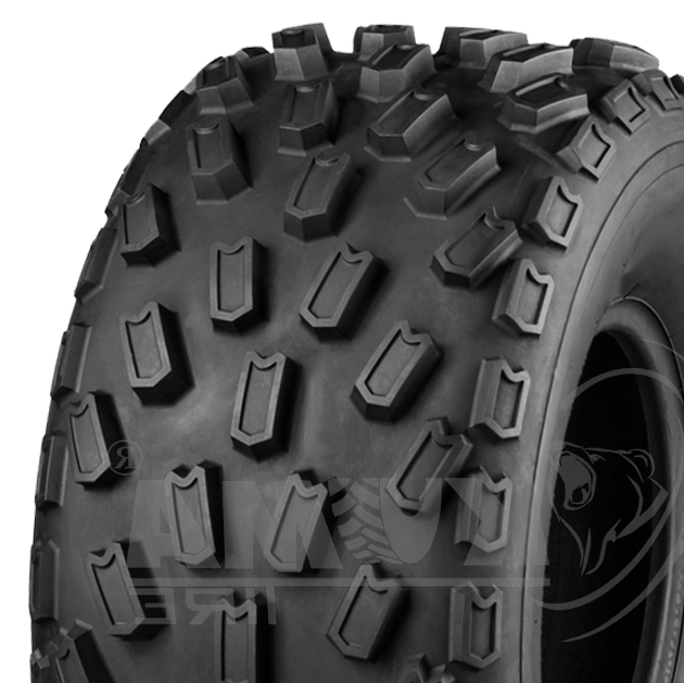 COMBO (2x ea) - 22/7-11 & 22/10-9 4PR Kuma KA406 Knobbly ATV Tyres -Honda TRX250 Recon & Suzuki Ozark
