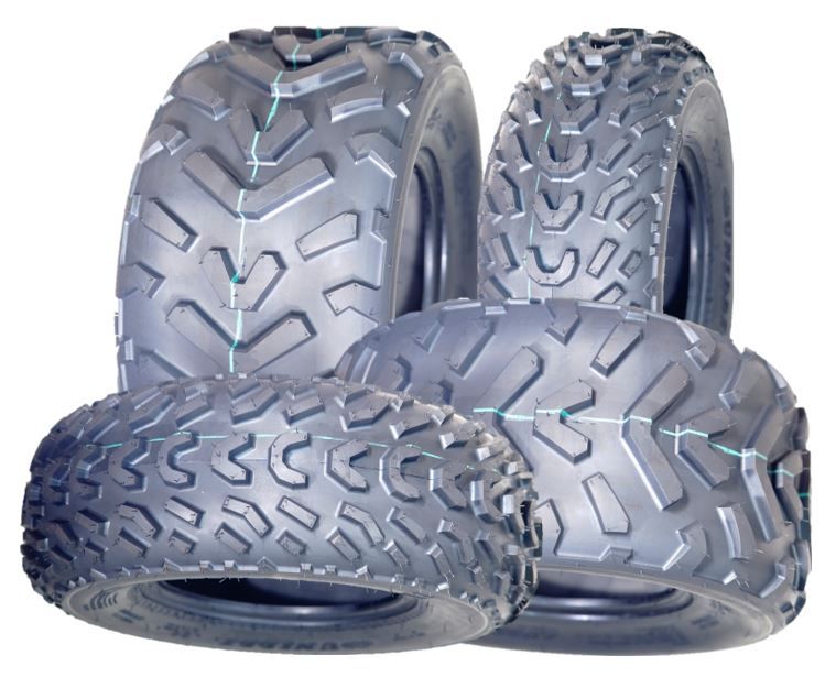 COMBO (2x ea) - 22/7-11 UN724 & 22/10-9 UN726 4PR Unilli ATV Tyres - Honda TRX250 Recon & Suzuki Ozark