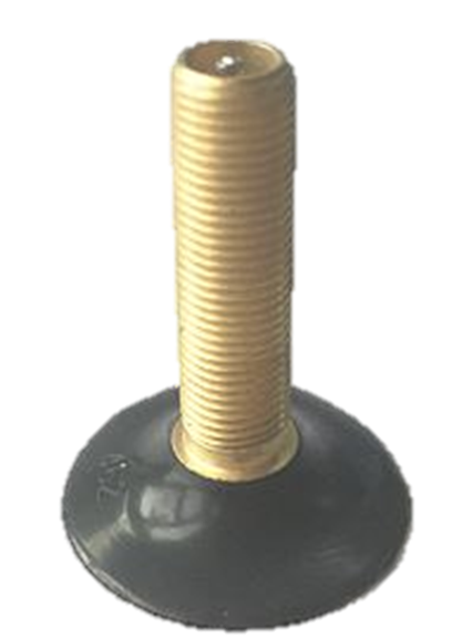 8-1/2x2 (50/75-6.1) Tube for E-scooter with Straight Threaded Valve 20mm length (8.5-2, 8.5x2),  fits 6" & 6.1" Rim