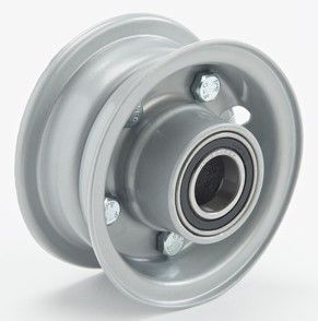 4"x45mm 2-pc Steel Rim, 47mm bore, 20mm High Speed Bearings, 82mm Hub Length - 5-bolt rim