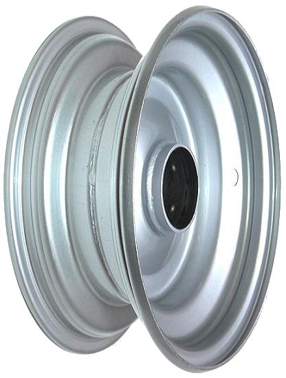 6"x2.50" Steel Rim, 52mm Bore, 85mm Hub Length, NO BEARINGS or BUSHES