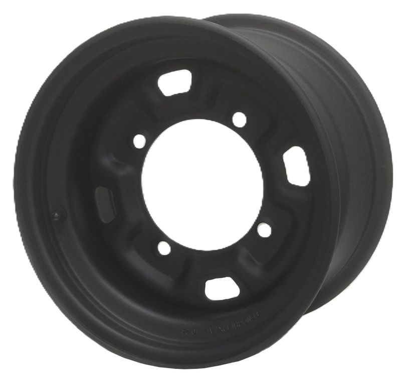 12"x7.00" Steel ATV Rim, 4/156 PCD, 115mm Bore, 14.3mm Stud Holes, ET+12.7, 499Kg load rating