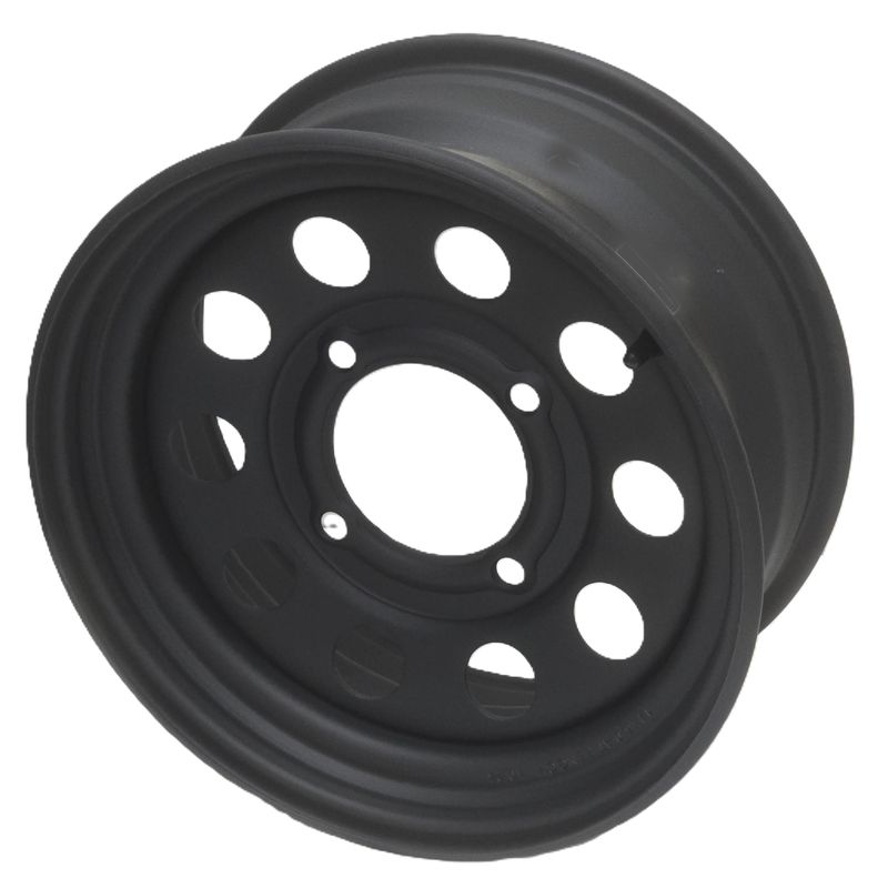 12"x7.00" Steel ATV Rim, 4/137 PCD, 105mm Bore, 14.3mm Stud Holes, ET+12.7, 499Kg load rating