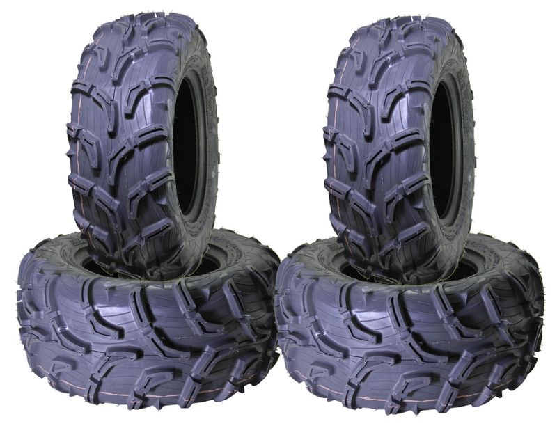 COMBO (2x ea) - 24/8-11 MU01 & 24/10-11 MU02 6PR Maxxis Zilla ATV Tyres