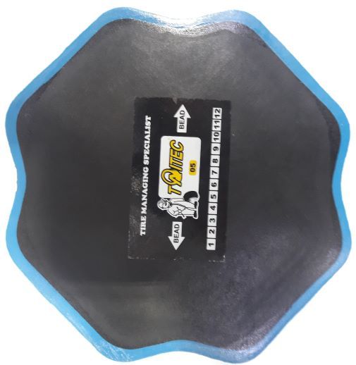 BOX OF 10 - Taitec 165mm Bias Tyre Repair Patch, 4-ply - TBTE-05