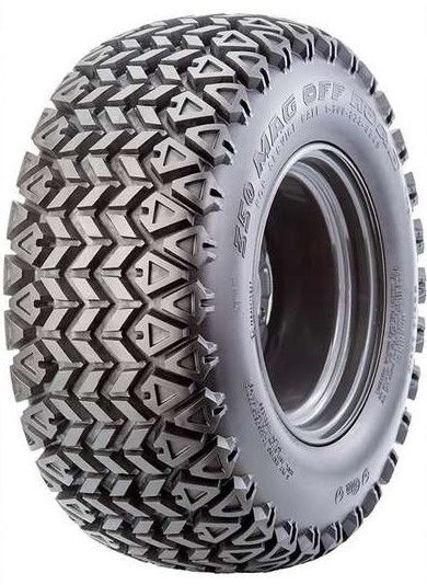 ASSEMBLY - 12"x8.50" Grey Kubota Rim, 5/114.3mm PCD, 25/10-12 6PR 350 MAG Tyre