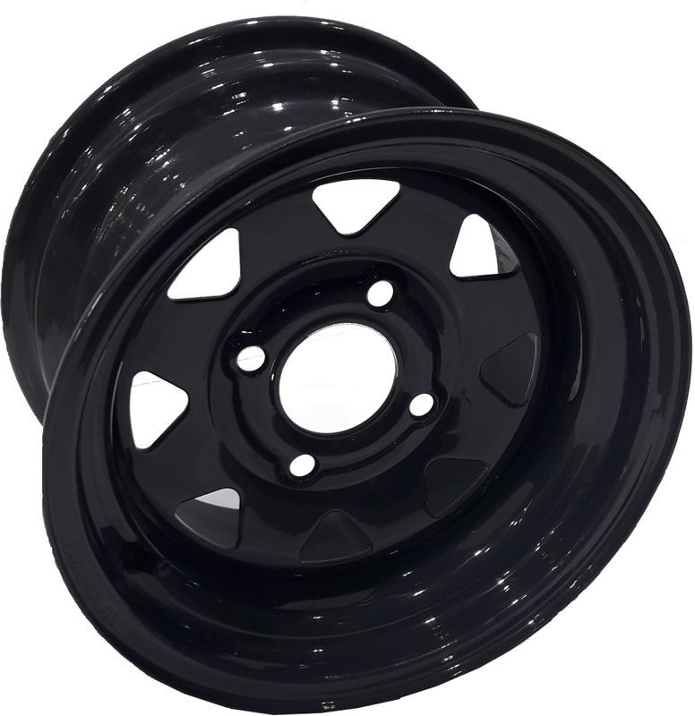 12"x7.00" Grey Kubota ATV Rim (Front), 4/110mm PCD, 68.5mm Bore, ET+10.5 - Kubota RTV 400/500/520 ** OE fitment **