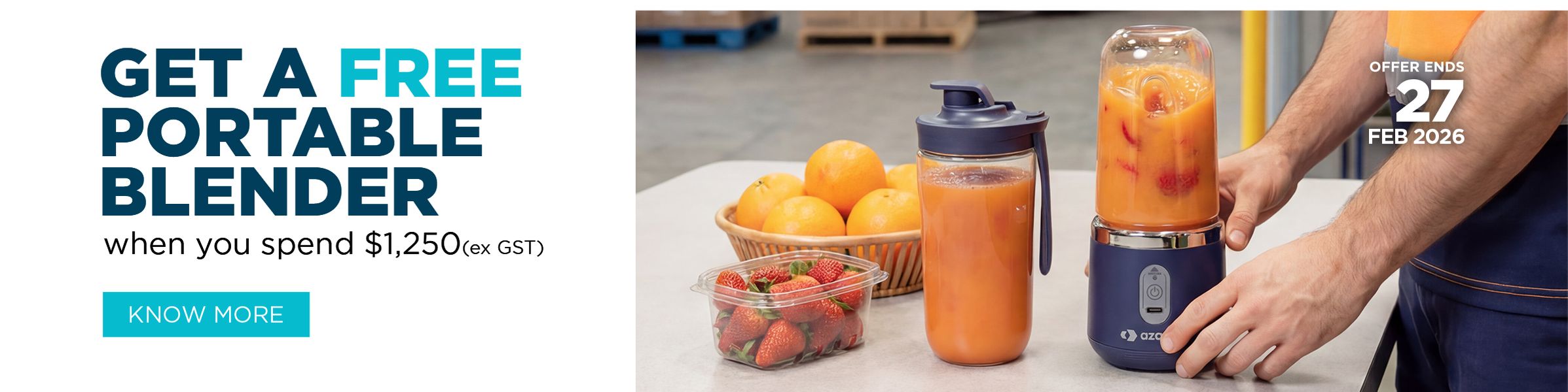 FREE Azapak BlendBuddy Portable Juicer Blender