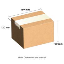 Brown Carton 150mm x 120mm x 100mm