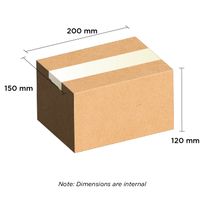 Brown Carton 200mm x 150mm x 120mm