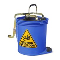 Roller Wringer Mop Bucket 15L Blue