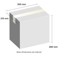White Carton 305mm x 215mm x 280mm [Tall A4]
