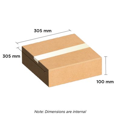 Brown Carton 305mm x 305mm x 100mm