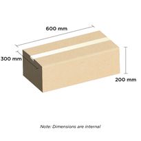 Brown Carton 600mm x 300mm x 200mm