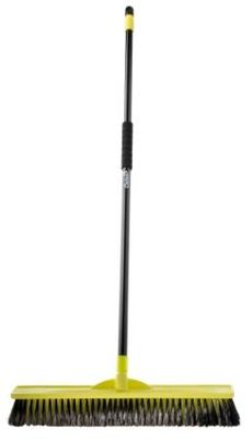 Tradesman Broom with Handle Medium Stiff 600mm