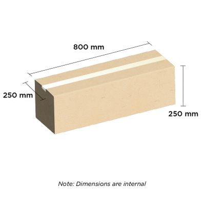 Brown Carton 800mm x 250mm x 250mm