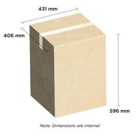 Tea Chest Carton Twin Wall 431mm x 406mm x 596mm