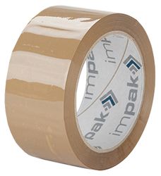 Packaging Tape Impak® 820 48mmx75m Brown
