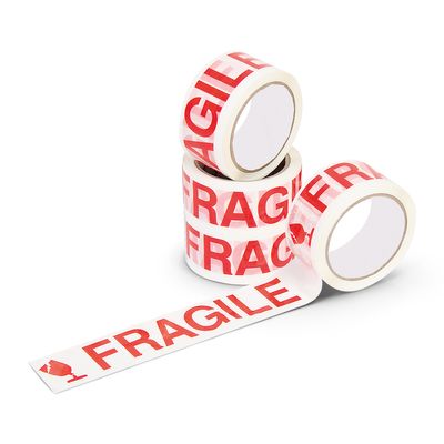 Tape FRAGILE Red/White 48mmx66m