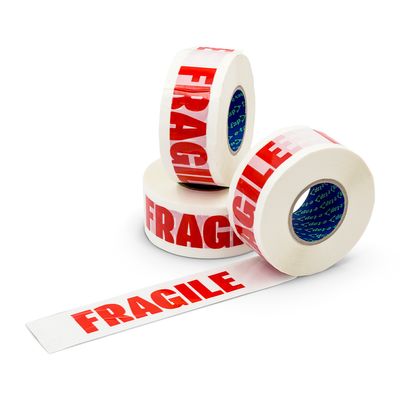 Printed Tape e-Tape® FRAGILE 50mmx150m Red/White