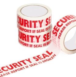 Tape SECURITY SEAL Red/White 48mmx66m
