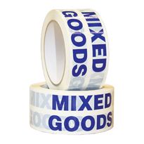 Printed Tape MIXED GOODS 48mmx66m Blue/White