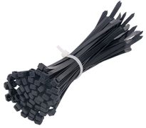 Cable Ties Black UV 160x4.8mm (100/pk)