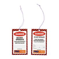 Safety Tags DANGER DO NOT OPERATE (100/pk)