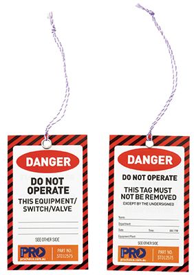 SAFETY TAGS