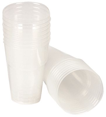 CLEAR PLASTIC CUPS