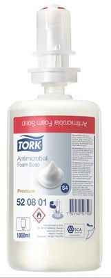Tork® S4 Foam Soap Antimicrobial 1000mL x 6pks