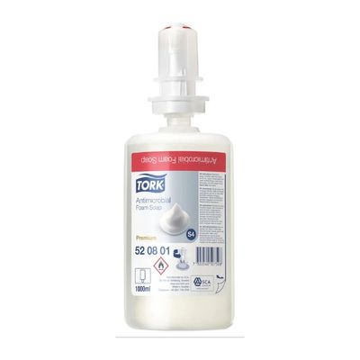 Tork S4 Foam Soap Antimicrobial 1000mL x 6