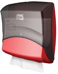 Tork Wiper Dispenser - Folded (W4) Red/Black