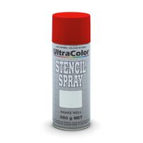 Stencil Spray Red 350gram