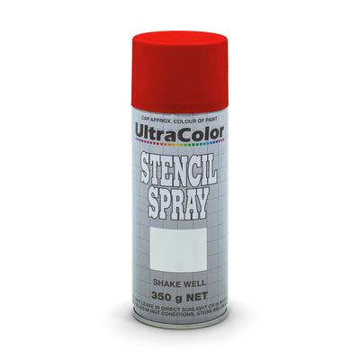 Stencil Spray Red 350gram