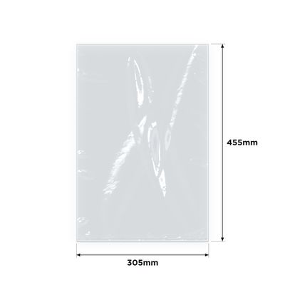 Poly Bag LDPE 305x455mm 100um 500/ctn