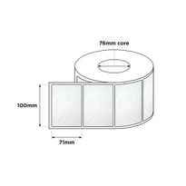 Thermal Transfer Labels 76mm Core 100x71mm White 2030/RL