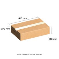 Brown Carton 410mm x 270mm x 100mm